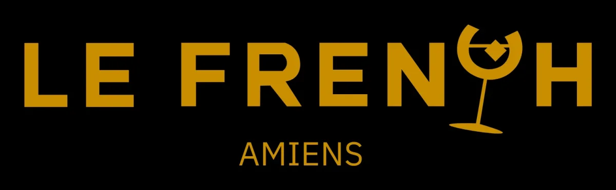 Logo Le French, doré sur fond noir